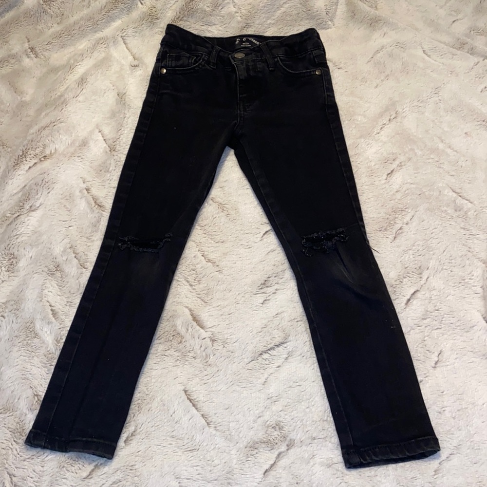 Girls black skinny jeans